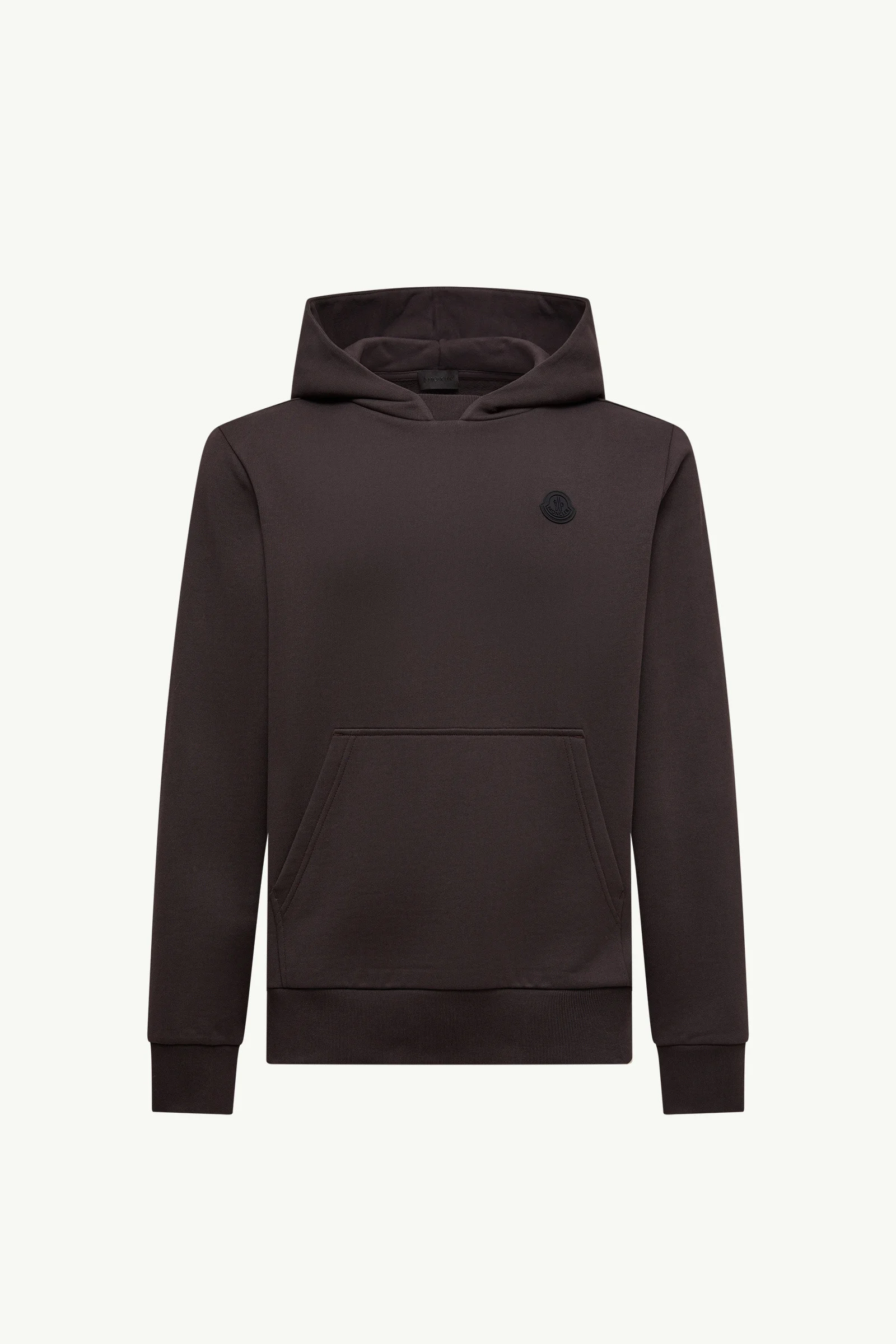Tonal Back Logo Cotton Hoodie - 1
