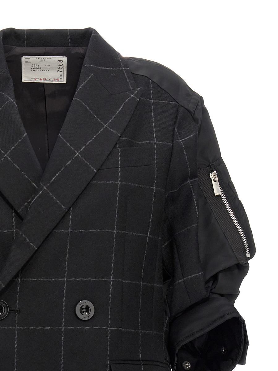 Sacai 'Windowpane' Blazer - 3