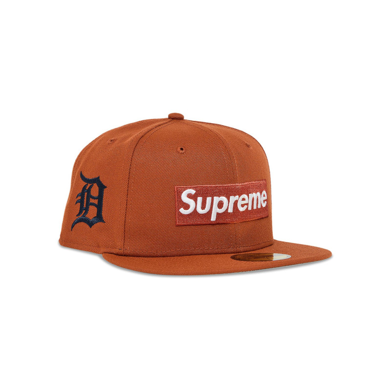 Supreme Supreme x MLB Teams Box Logo New Era 'Burnt Orange - Detroit' outlook