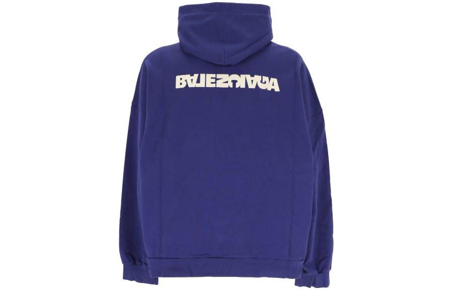 Balenciaga Turn Hoodie Wide Fit 'Blue' 674986TNVB64388 - 2