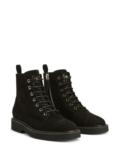 Giuseppe Zanotti Thora suede ankle boots outlook