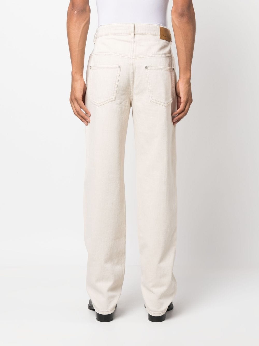 Javi cotton straigh-leg trousers - 4