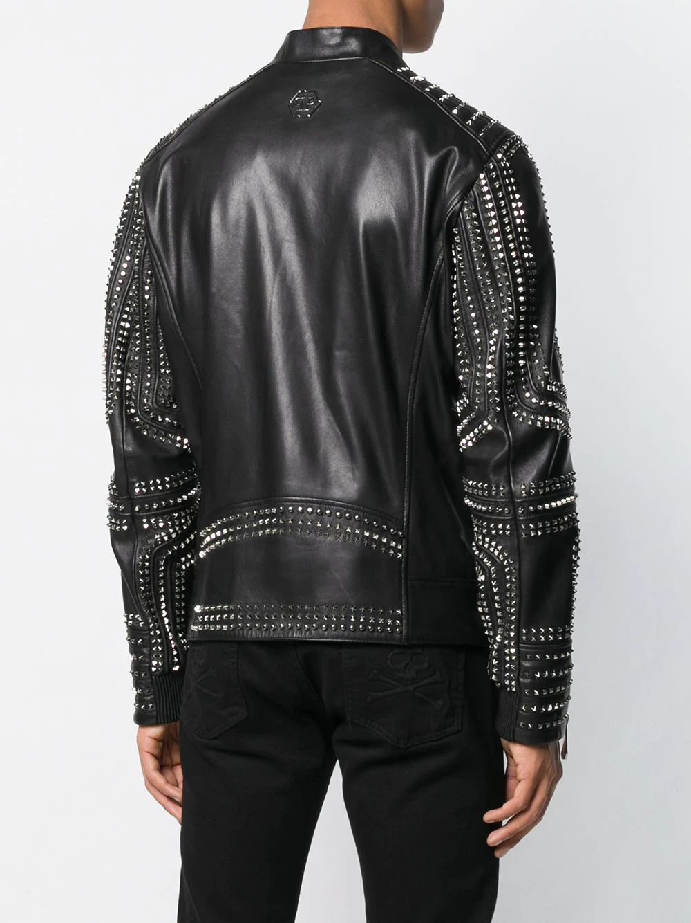 studded biker jacket - 4