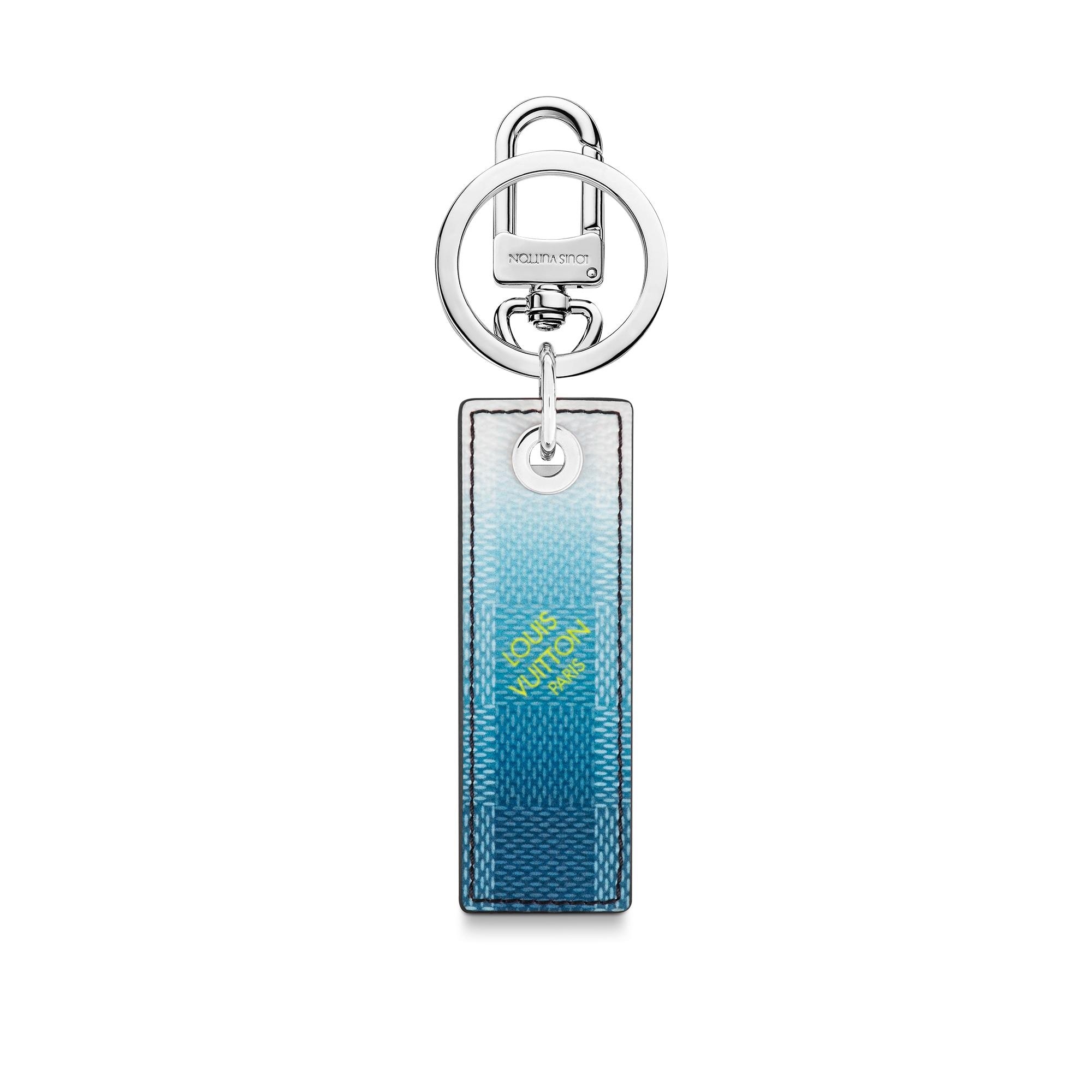 Damier Stripes Tab Bag Charm And Key Holder - 3