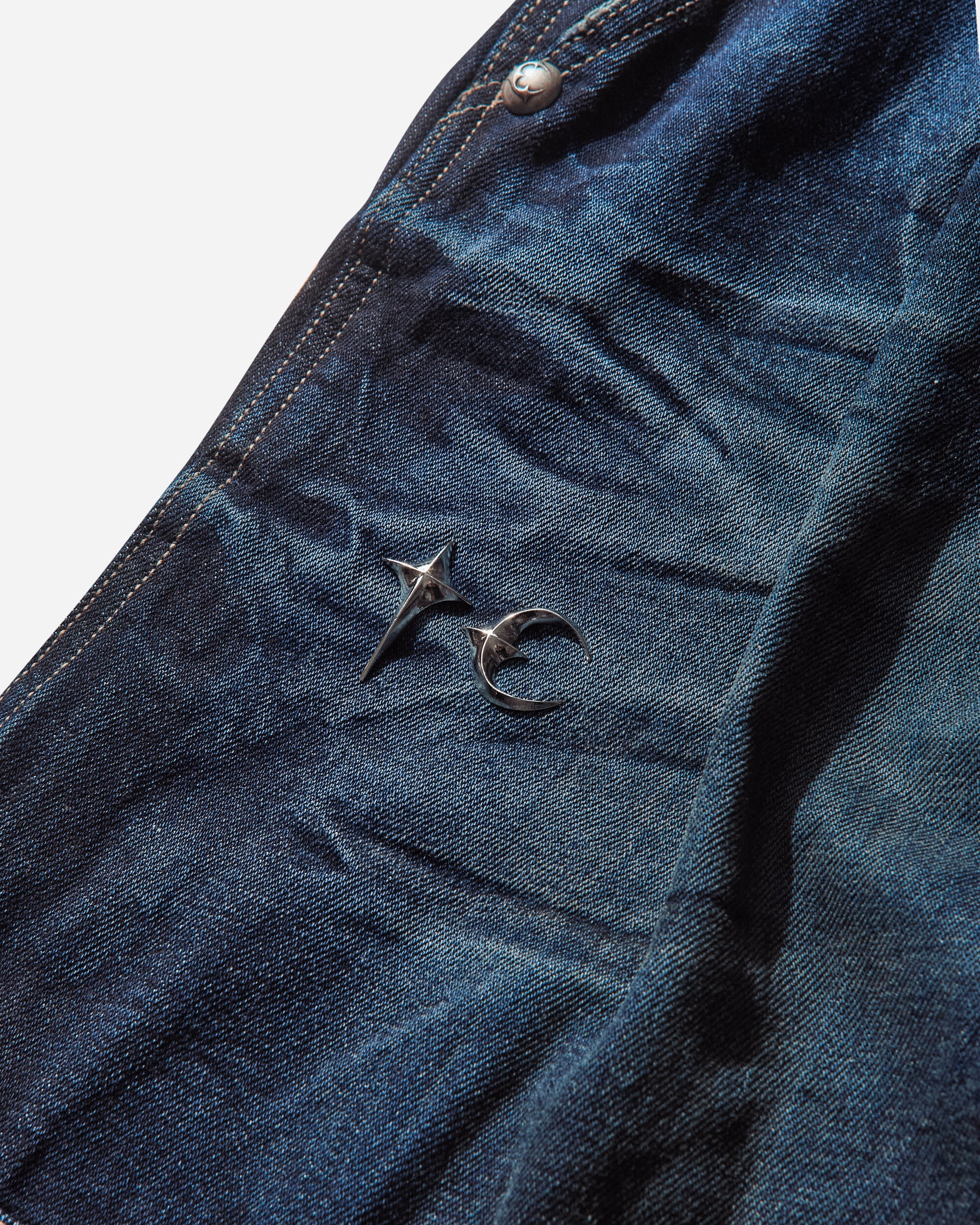 Men's Dickies Double Knee Denim Pants Blue - 4