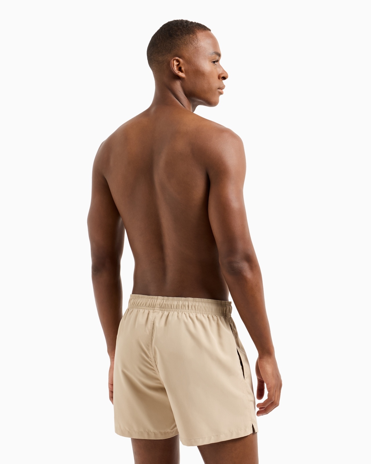 SWIM SHORTS WITH TWO-TONE EAGLE EMBROIDERY - 3
