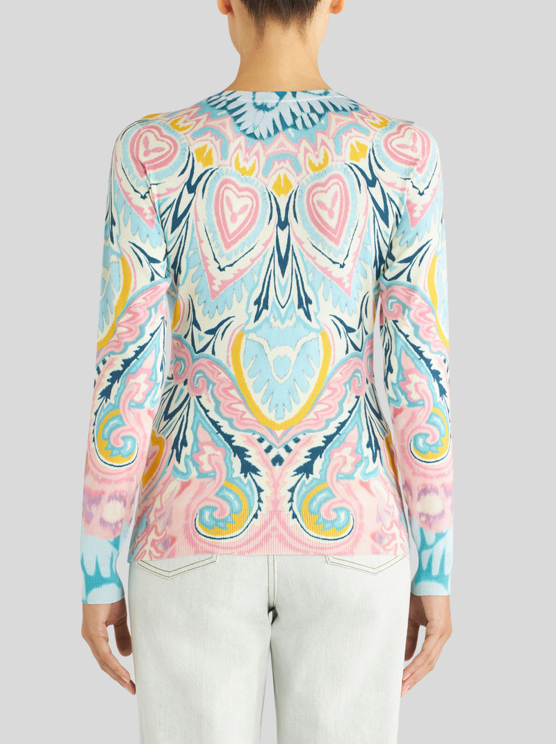 FLORAL PRINT SILK JUMPER 4