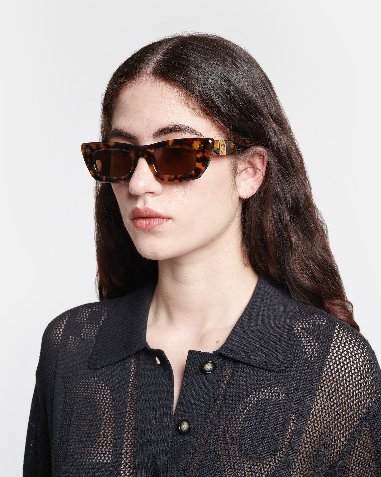 Bio-Plastic Oversized Cat-Eye Sunglasses - 5