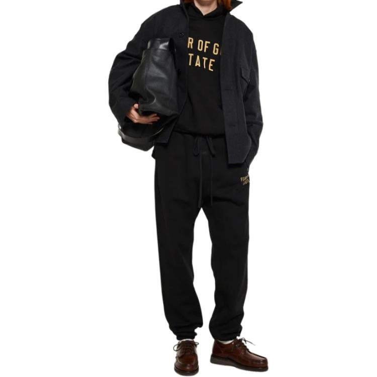 Fear of God Essentials Fleece Sweatpant 'Black' 130BT242020F - 3