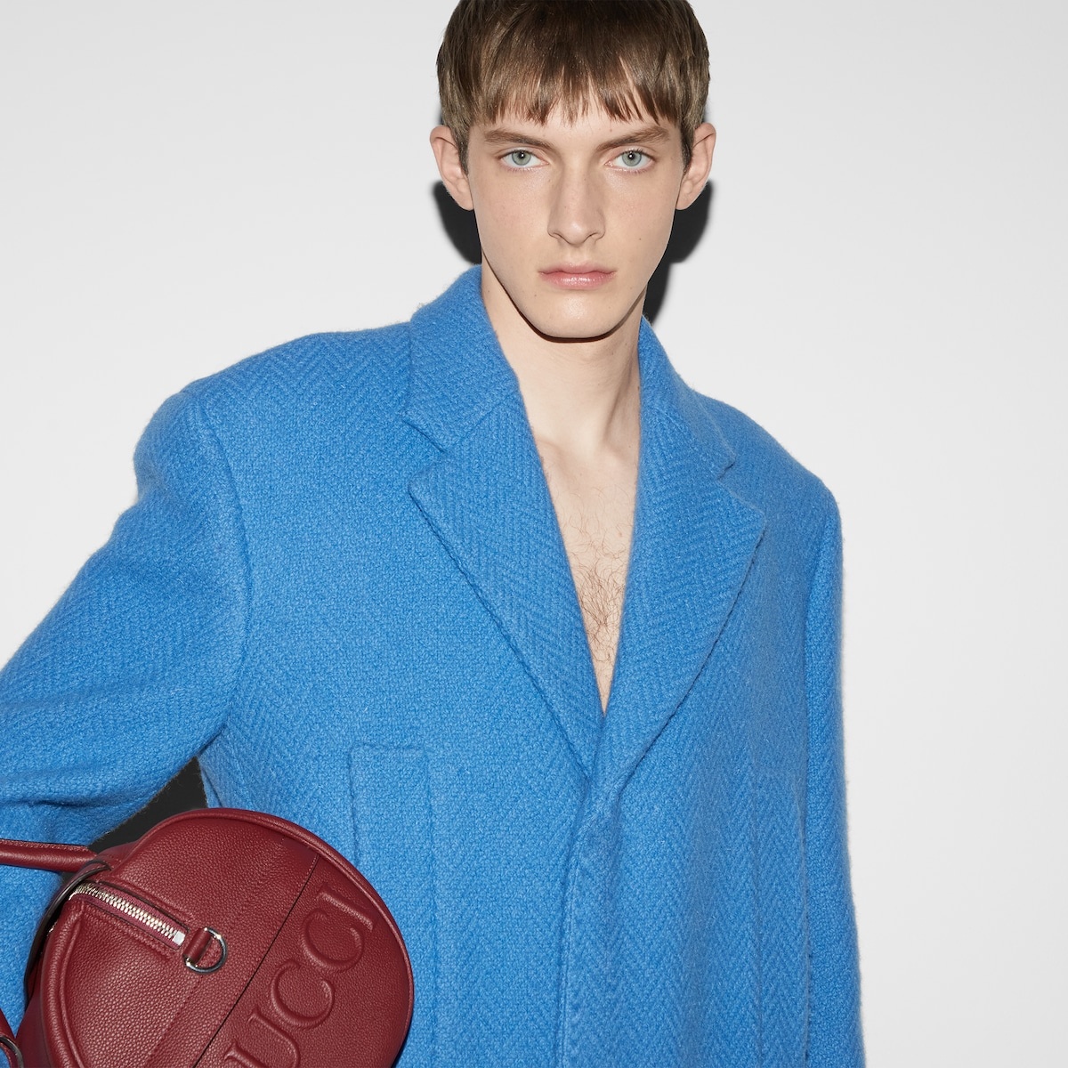 Herringbone wool coat - 5