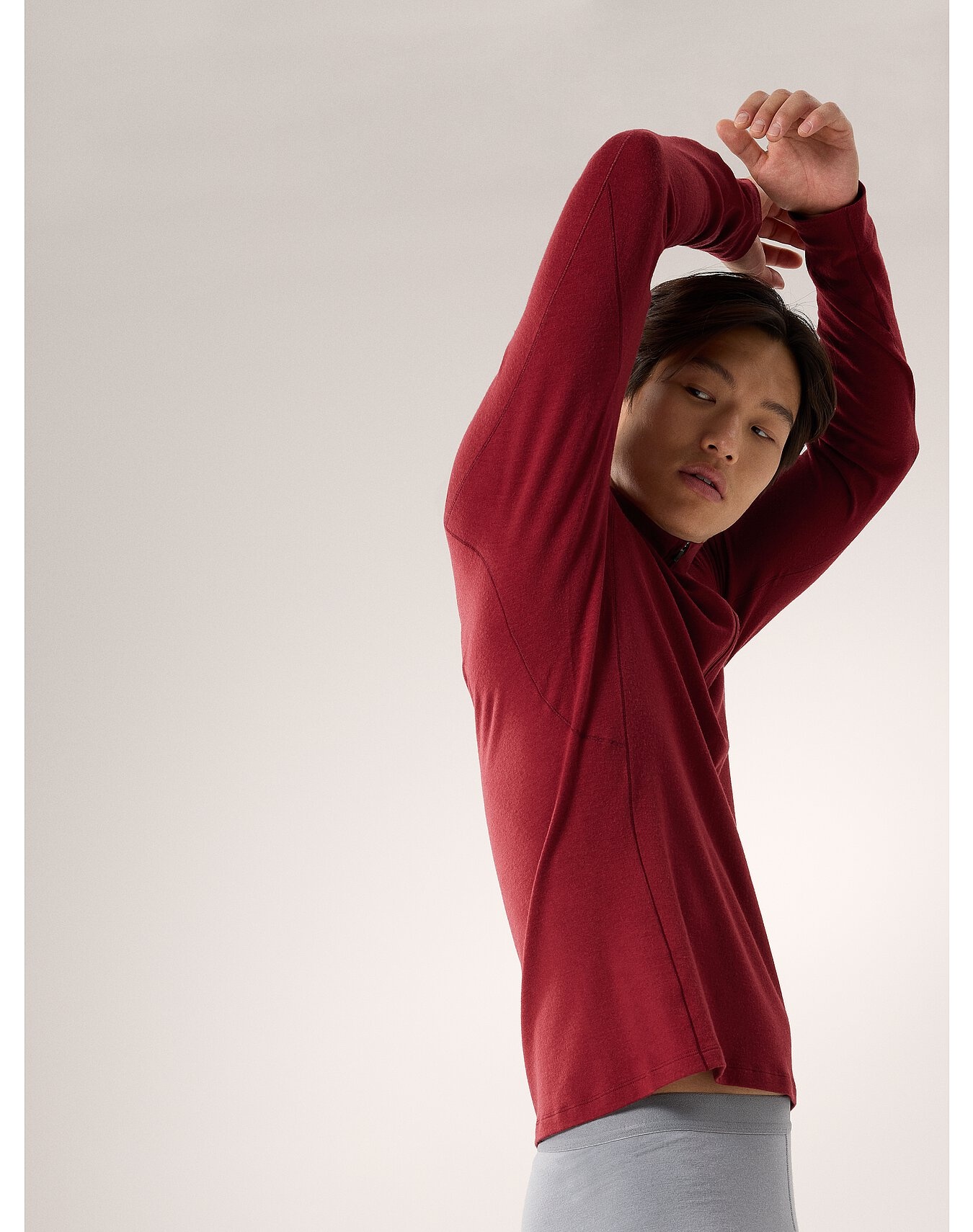 Rho Merino Wool Zip Neck - 6