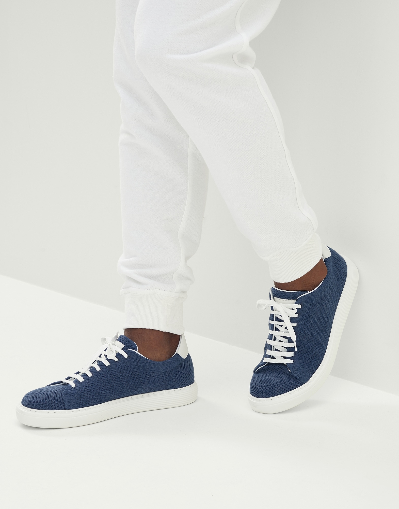 Techno cotton knit sneakers - 5