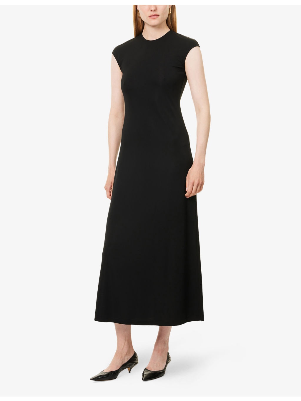 Everyday Round-Neck Jersey Maxi Dress - 3