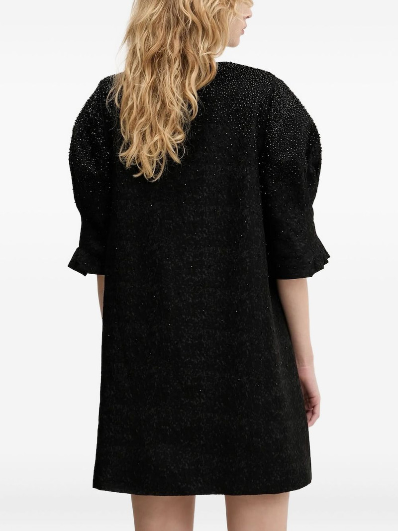 STINE GOYA beaded puff-sleeve mini dress outlook