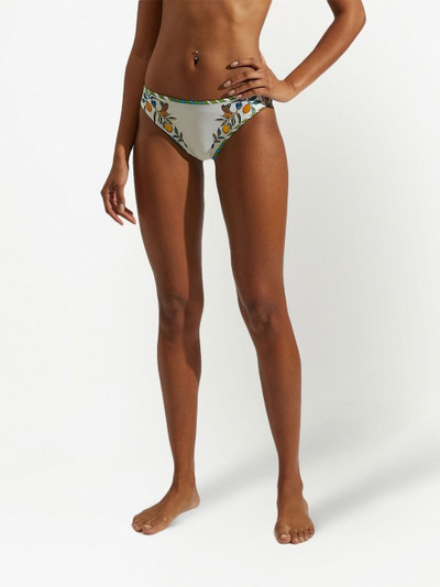 La DoubleJ floral-print bikini bottom outlook
