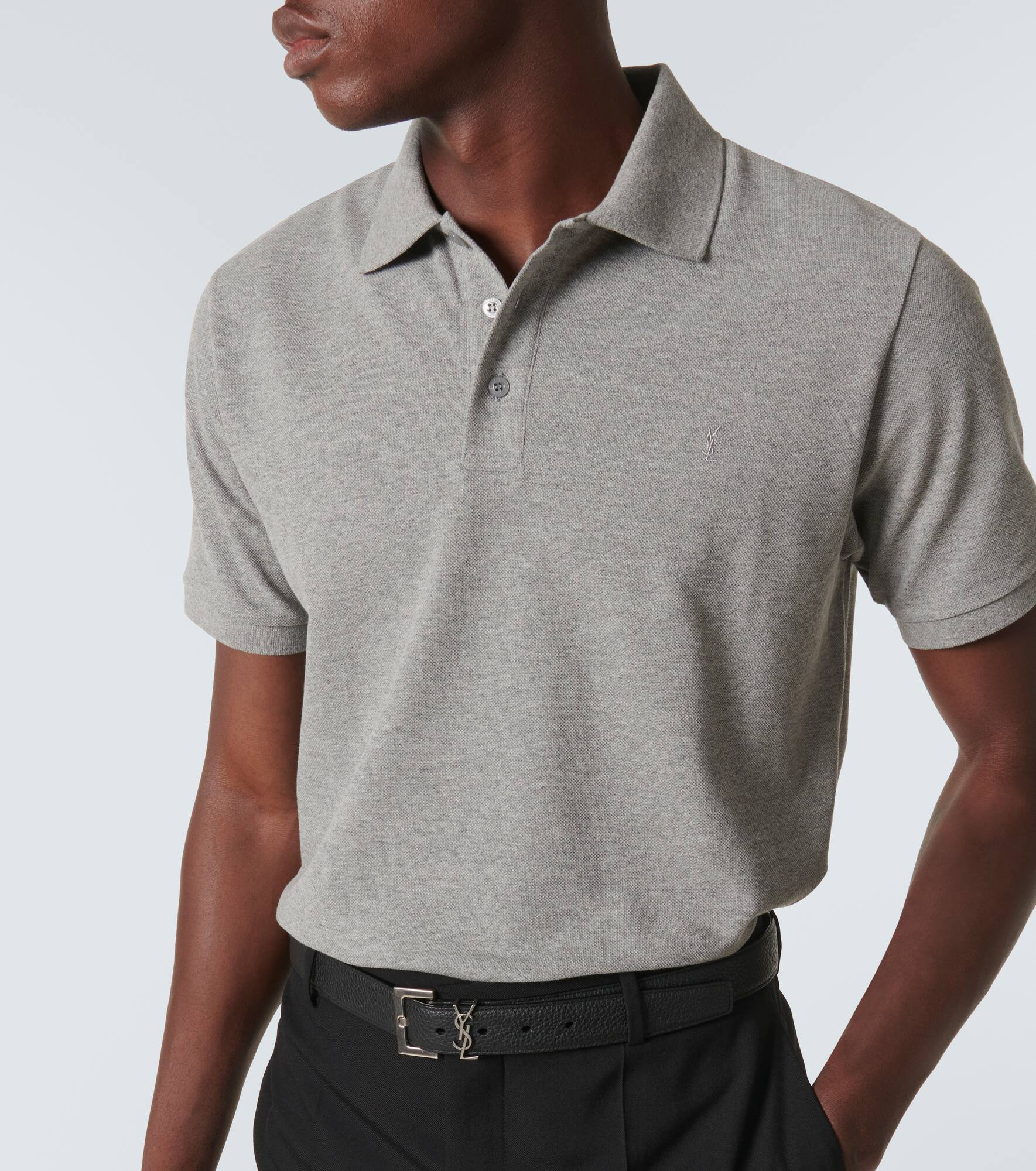 Cassandre cotton-blend piqué T-shirt - 5