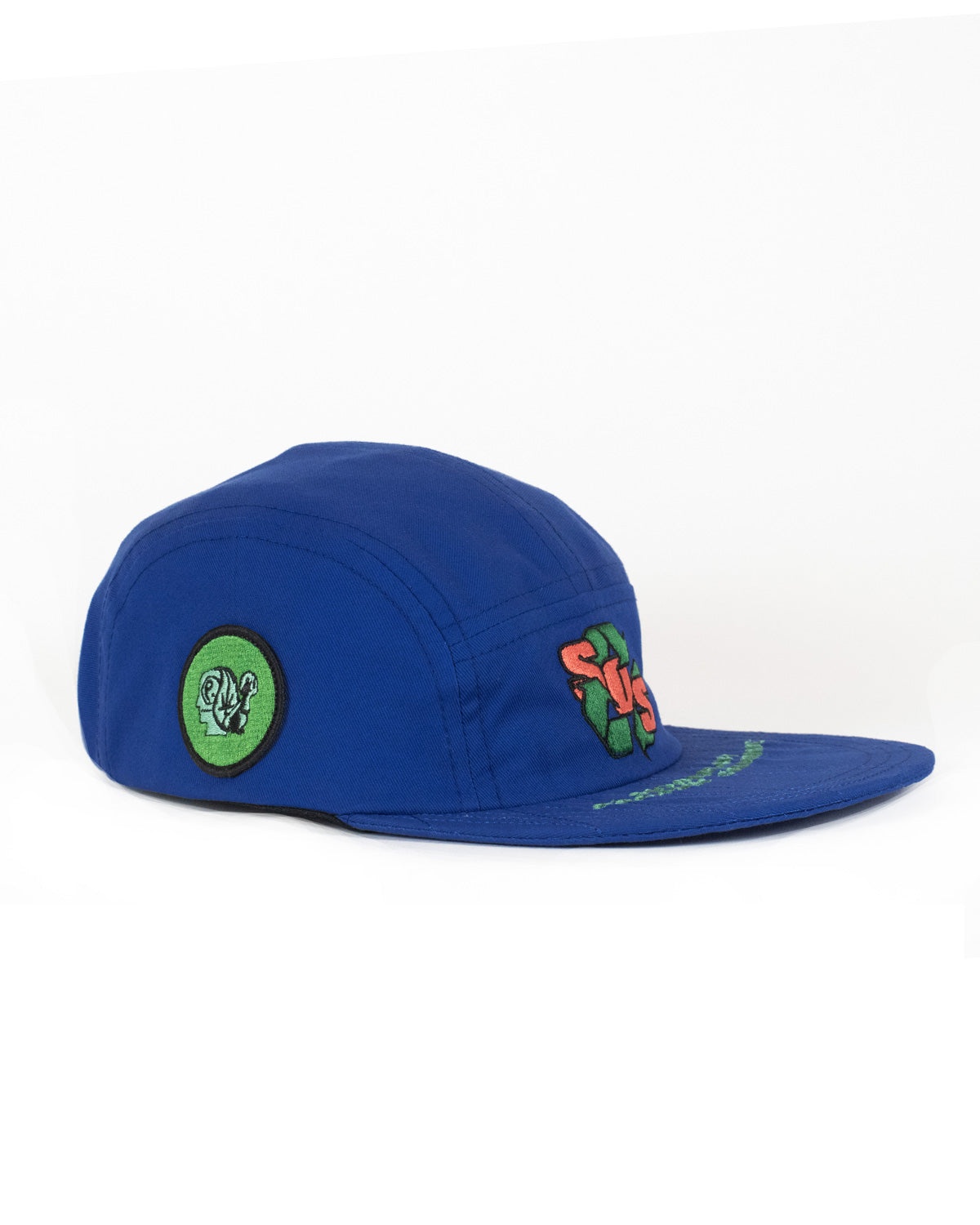 Brain Dead x Peter Sutherland Organic Solutions Long Brim Sport Hat - Royal Blue - 4