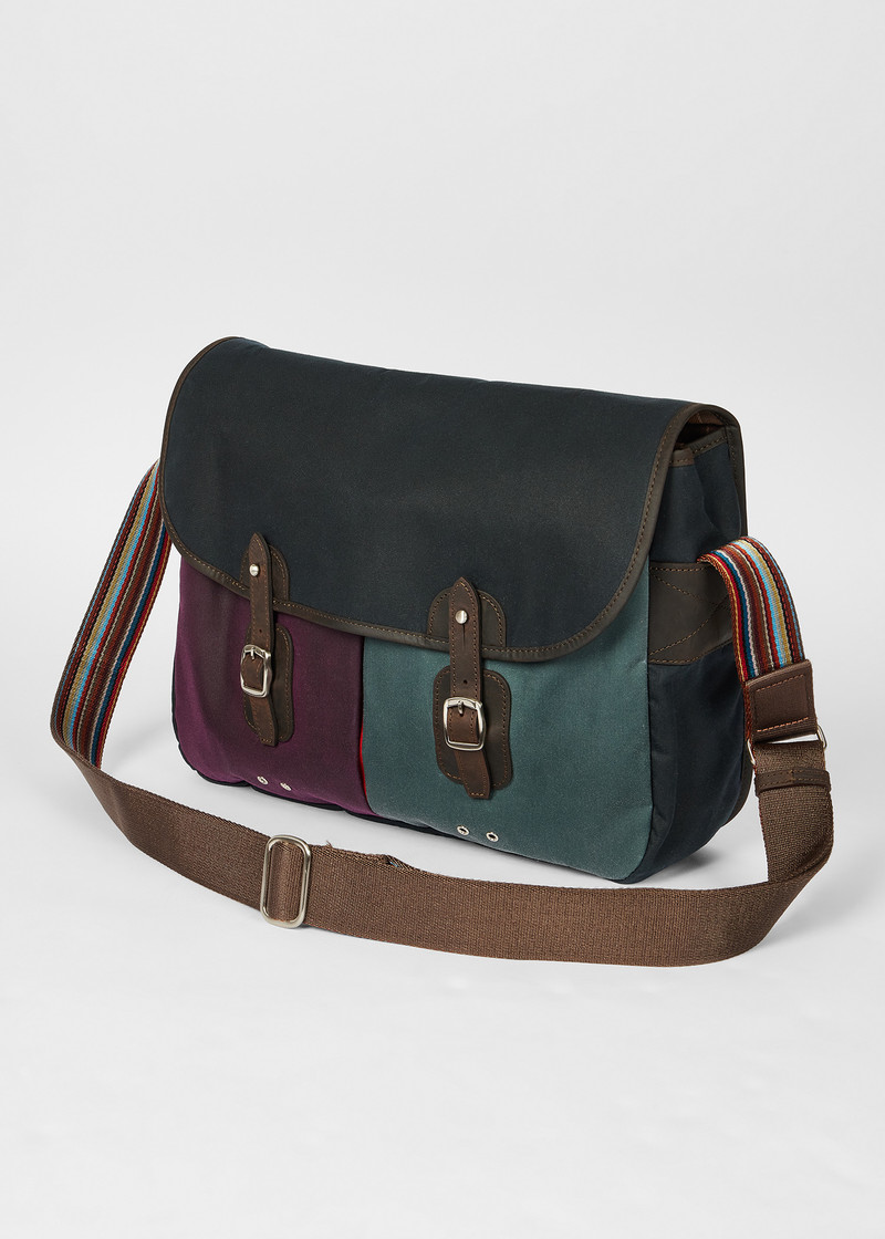 Paul Smith loves Barbour - Night Sky Wax Tarras Bag 3