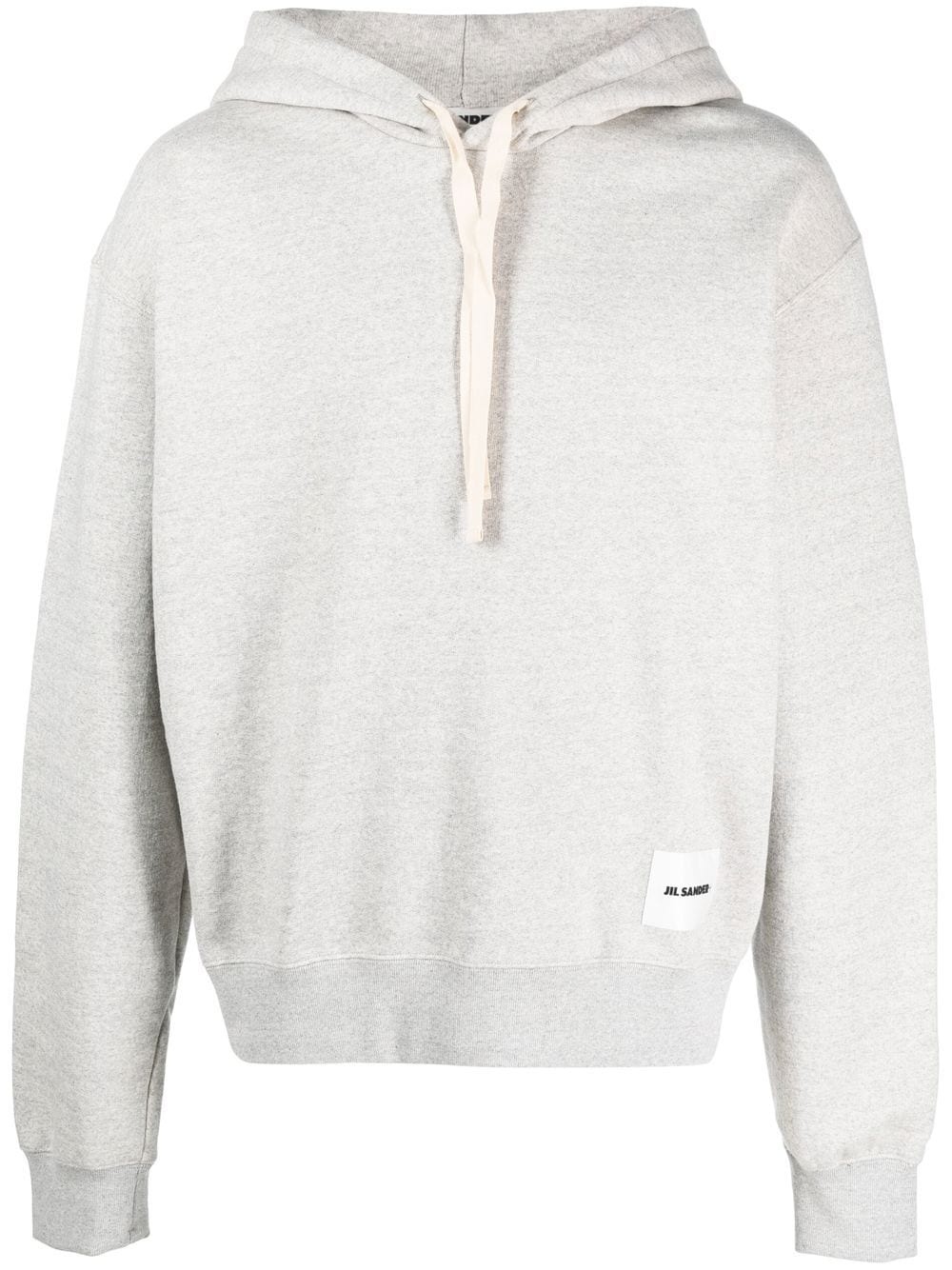 cotton drawstring hoodie - 1