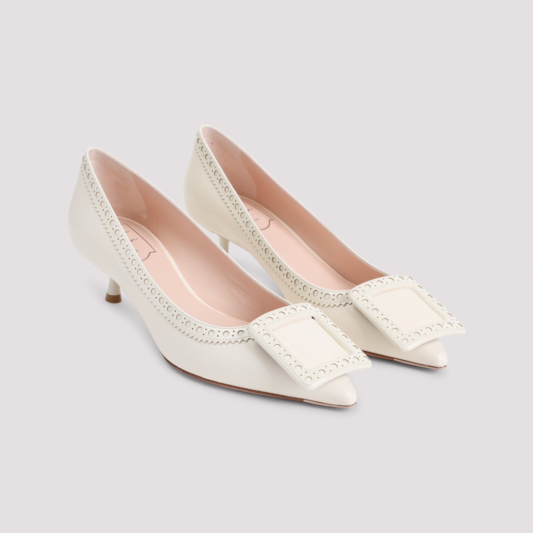 Roger Vivier Viv In The City Perforated 45 Decollete Pumps Women - 3