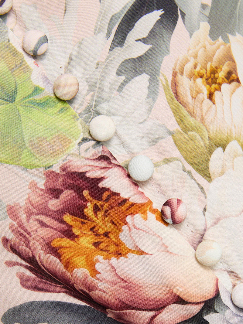Women's Brentley Floral Tieneck Blouse - Sweet Peony 7
