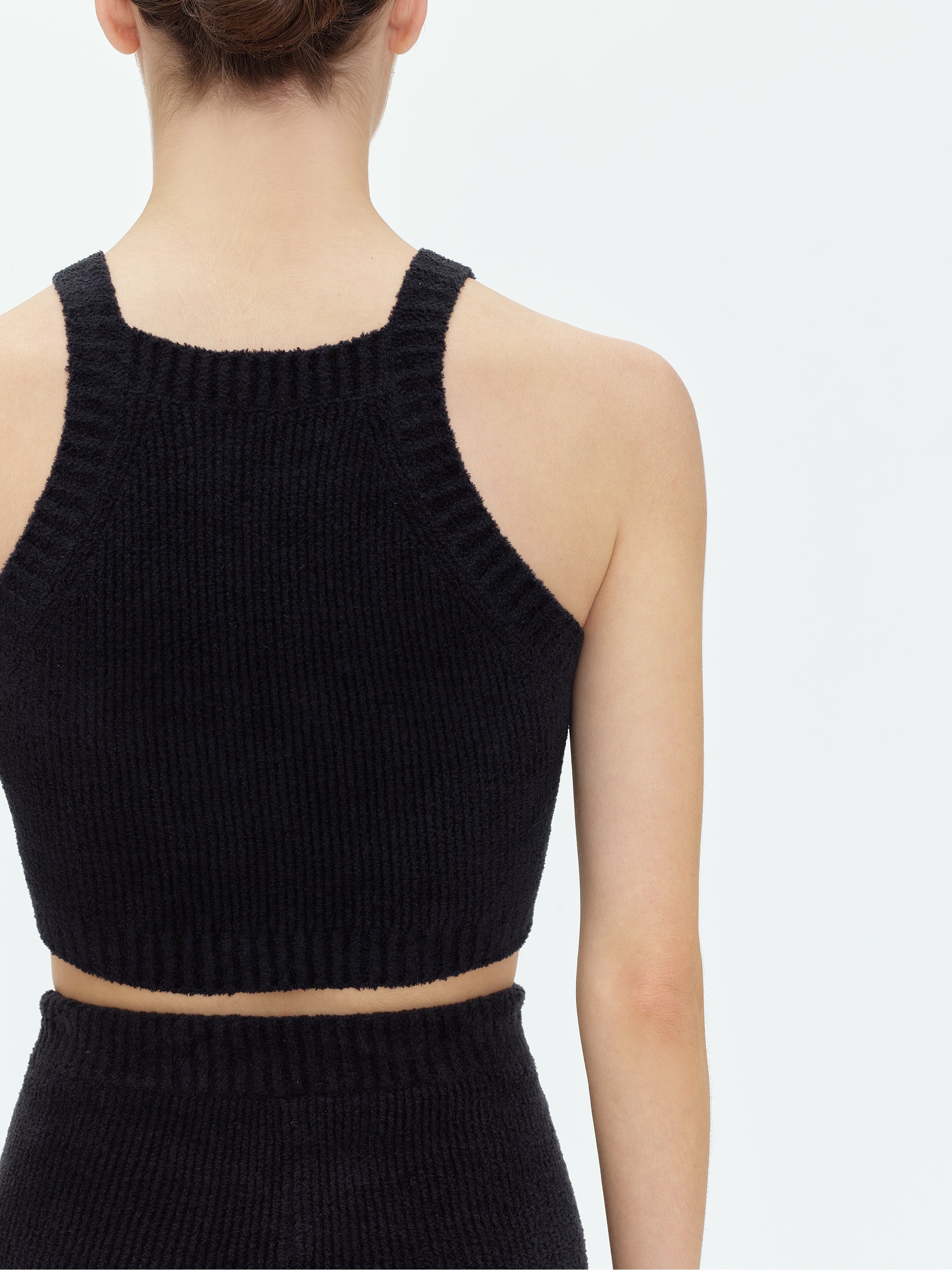 SWEATER KNIT CROP TOP - 6