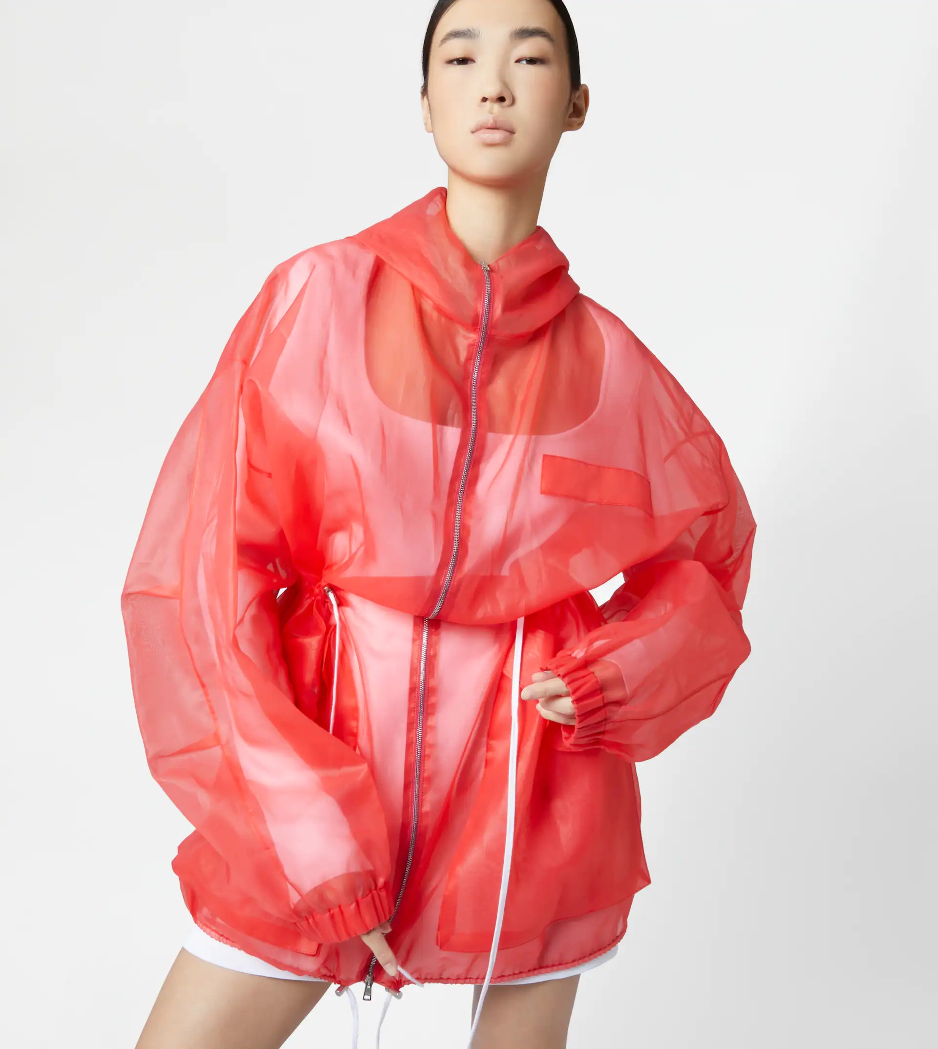 OVERSIZE WINDBREAKER - PINK - 7