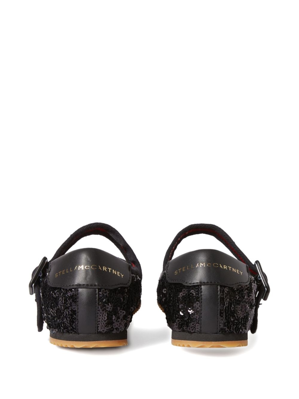sequinned ballet flats - 3