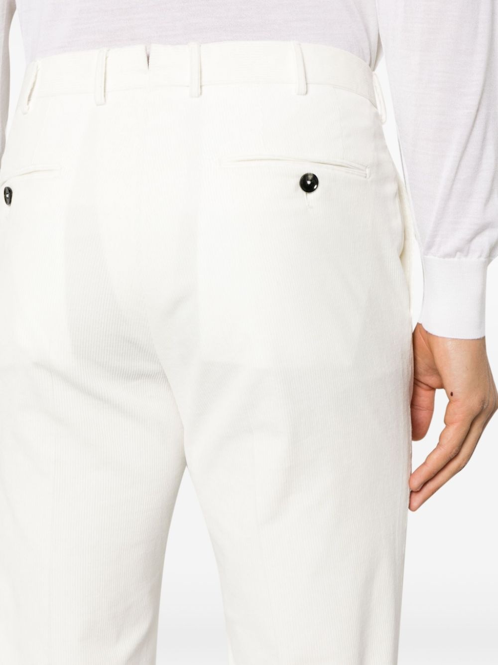 mid-rise straight-leg trousers - 5