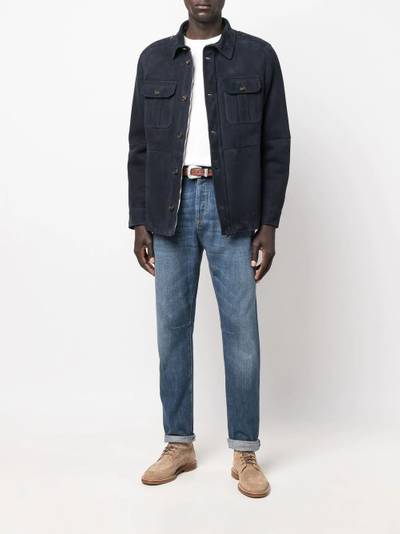 Brunello Cucinelli button-down fastening shirt jacket outlook