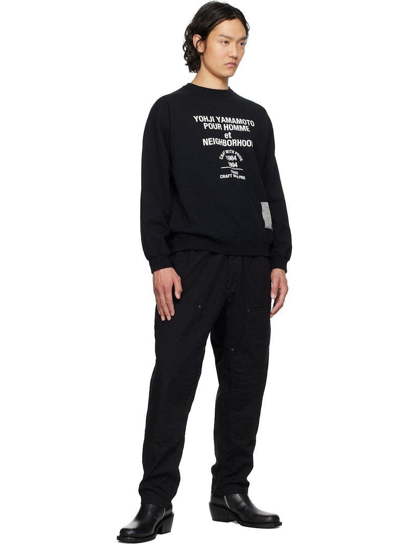Yohji Yamamoto Black NEIGHBORHOOD Edition LS Sweatshirt outlook