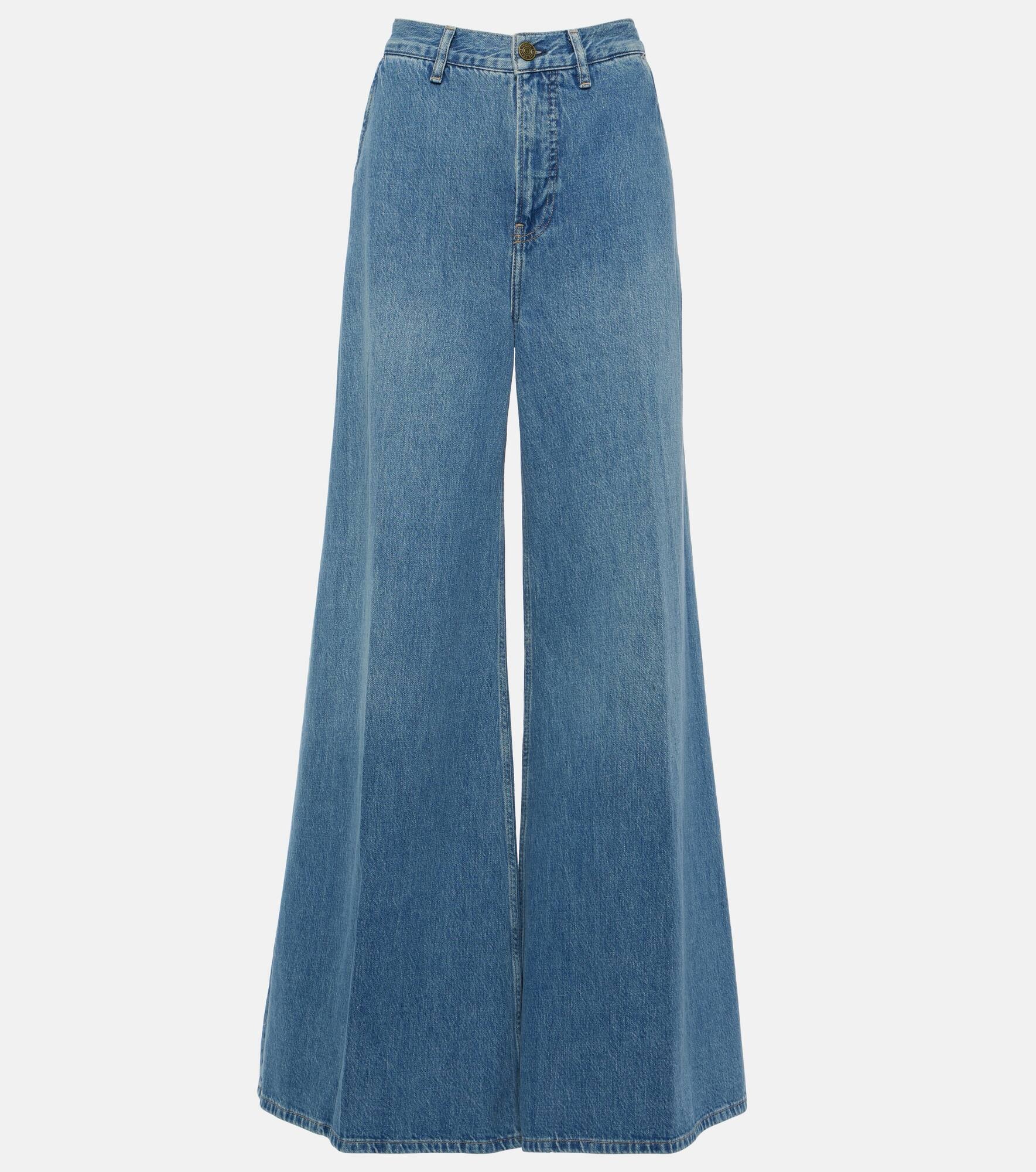 Extra Wide Leg high-rise jeans - 1