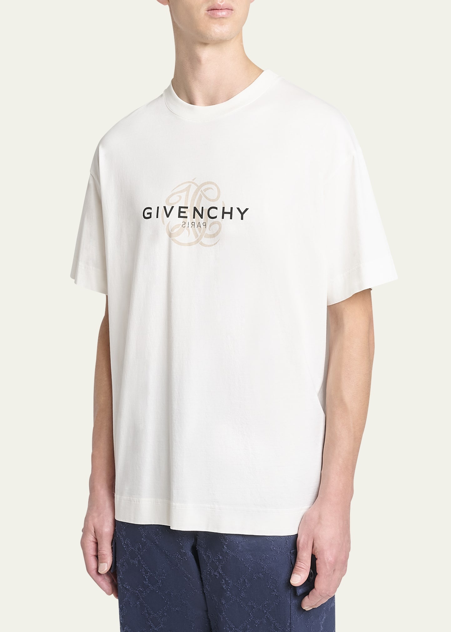 Men's Regular-Fit Reverse T-Shirt - 4