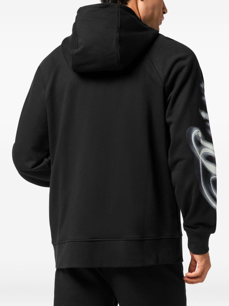 graphic-print zip hoodie 4