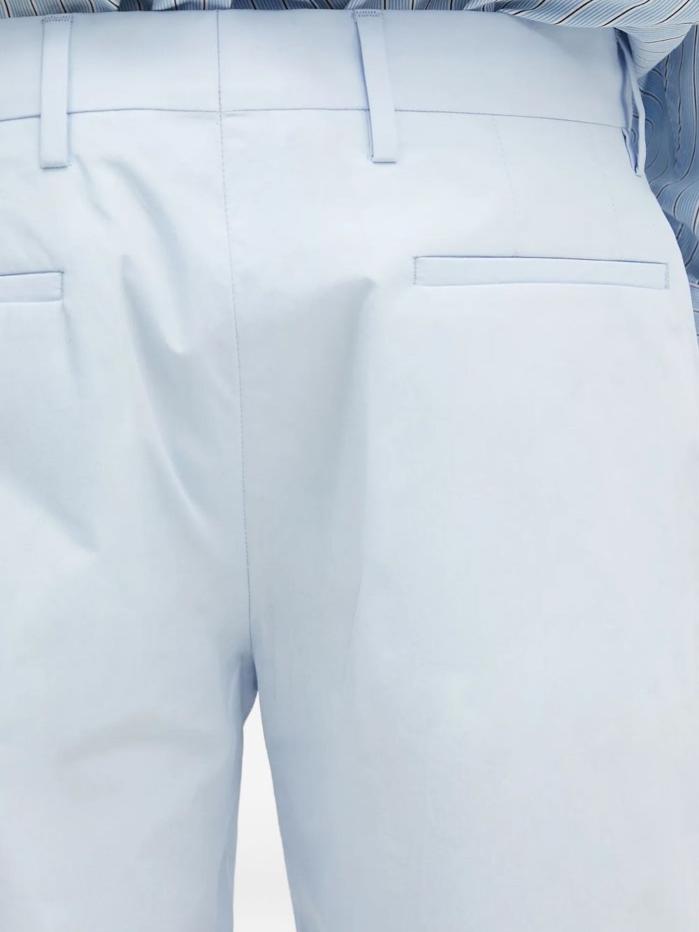 flat-front shorts - 4