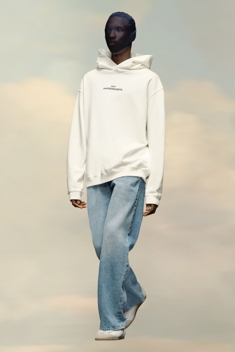 Hooded Sweatshirt White - 2