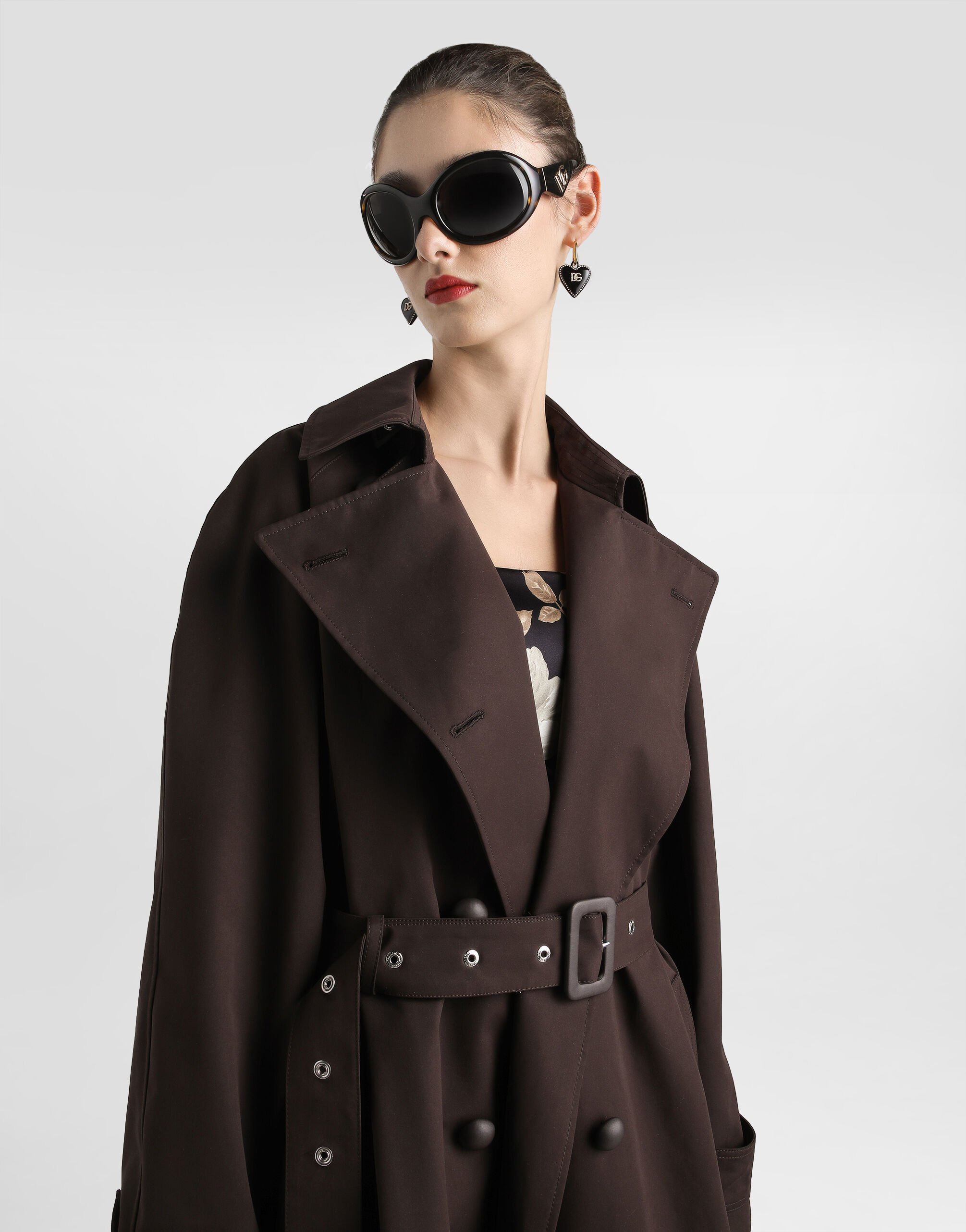 Trench coat in technical gabardine - 6