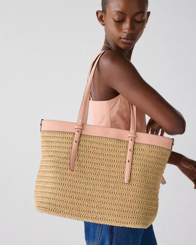 kate spade Do It All Straw Tote Bag outlook