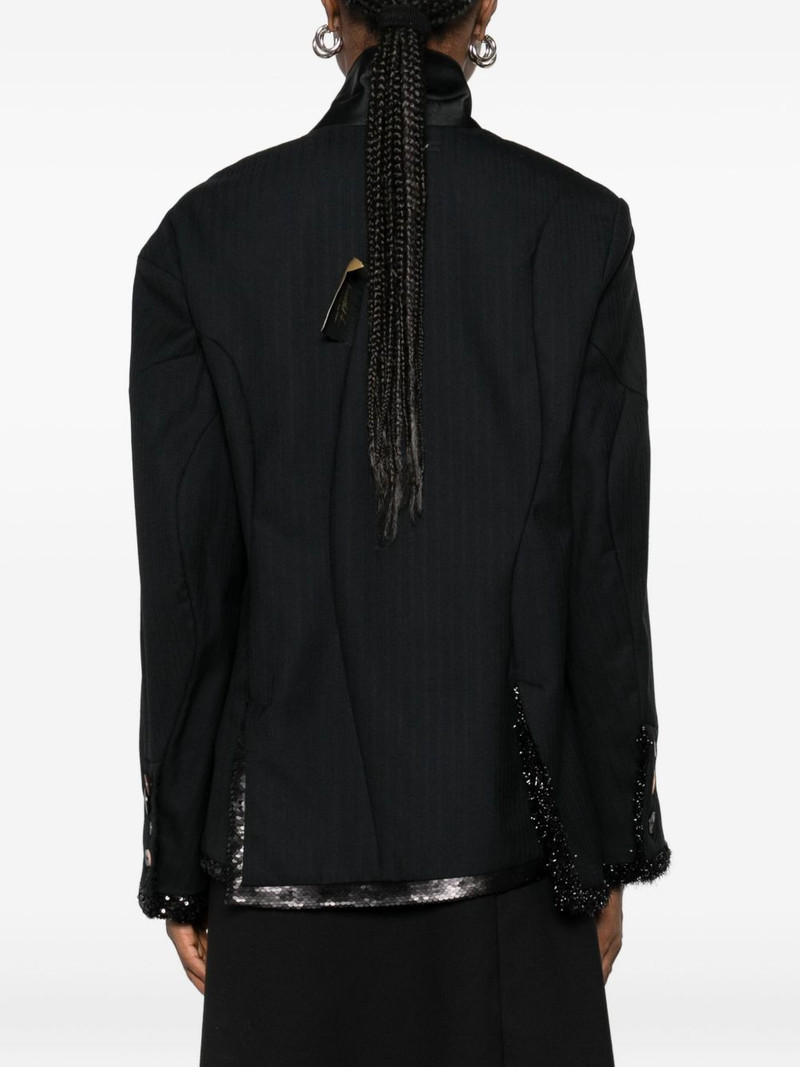 sequin-embellished blazer 4