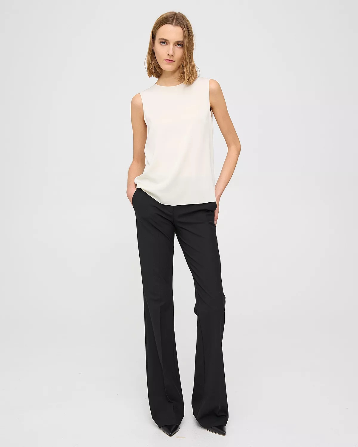 Silk Sleeveless Top - 6