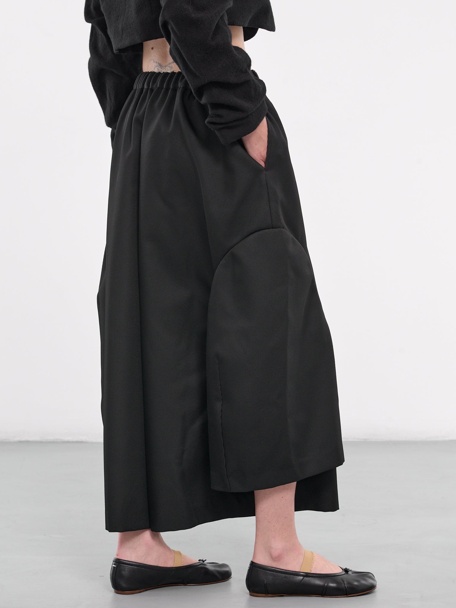 Draped Elastic Trousers - 5