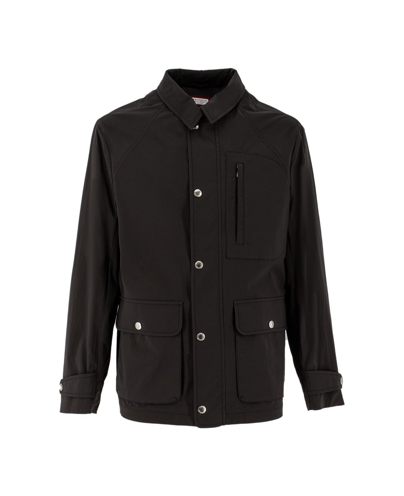 High-neck Long-sleeved Jacket - 1