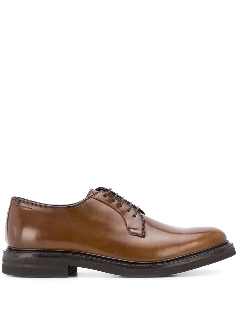 Cordovan derby shoes - 1