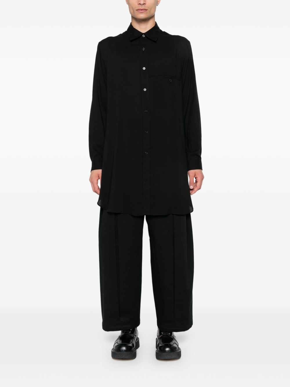 spread-collar shirt - 2