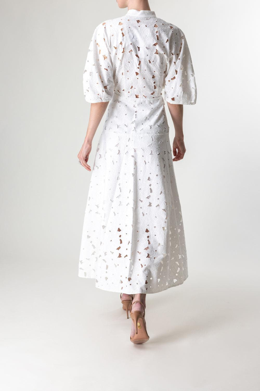 Short Sleeve Midi Shirt Dress - 4