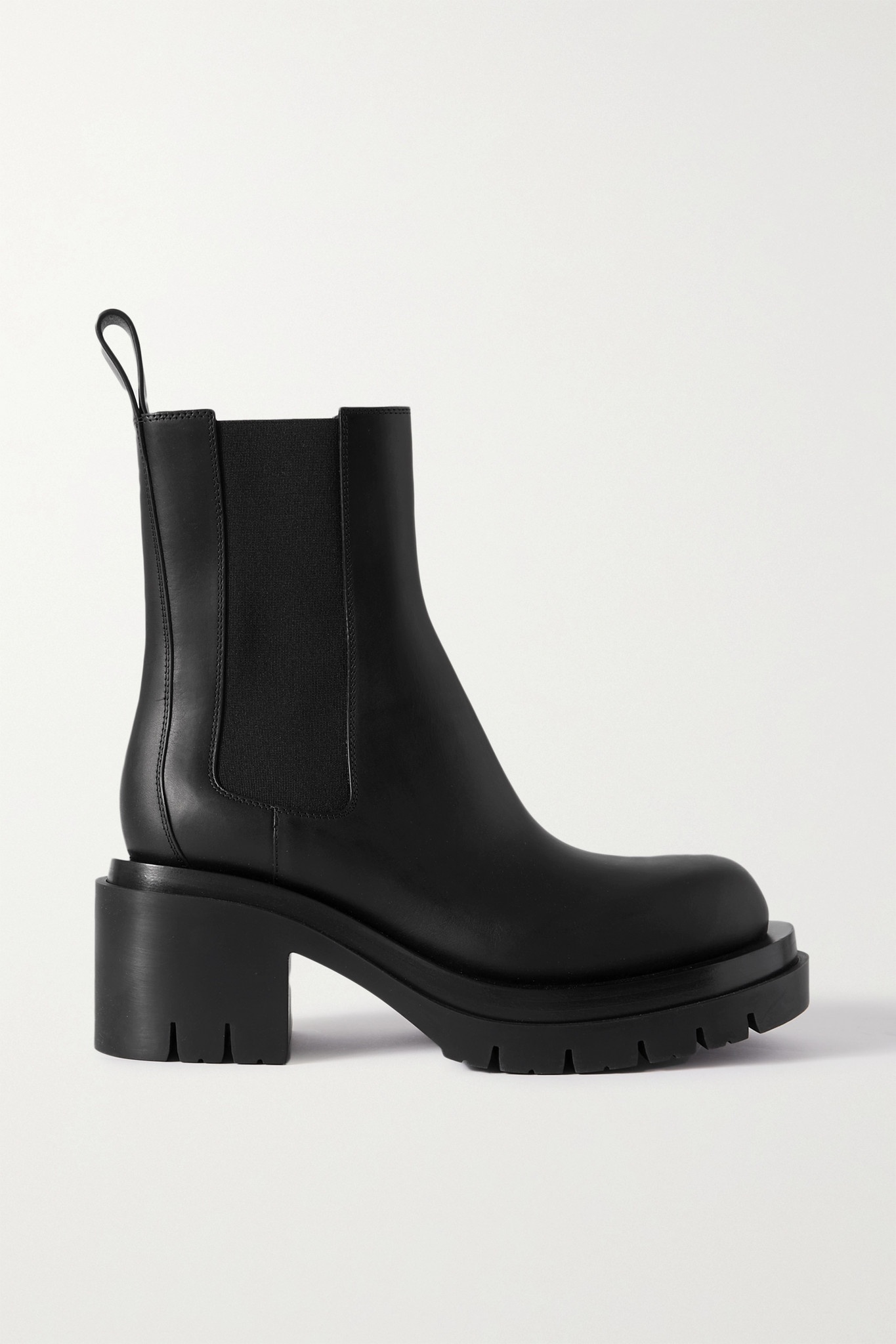 Leather platform Chelsea boots - 1