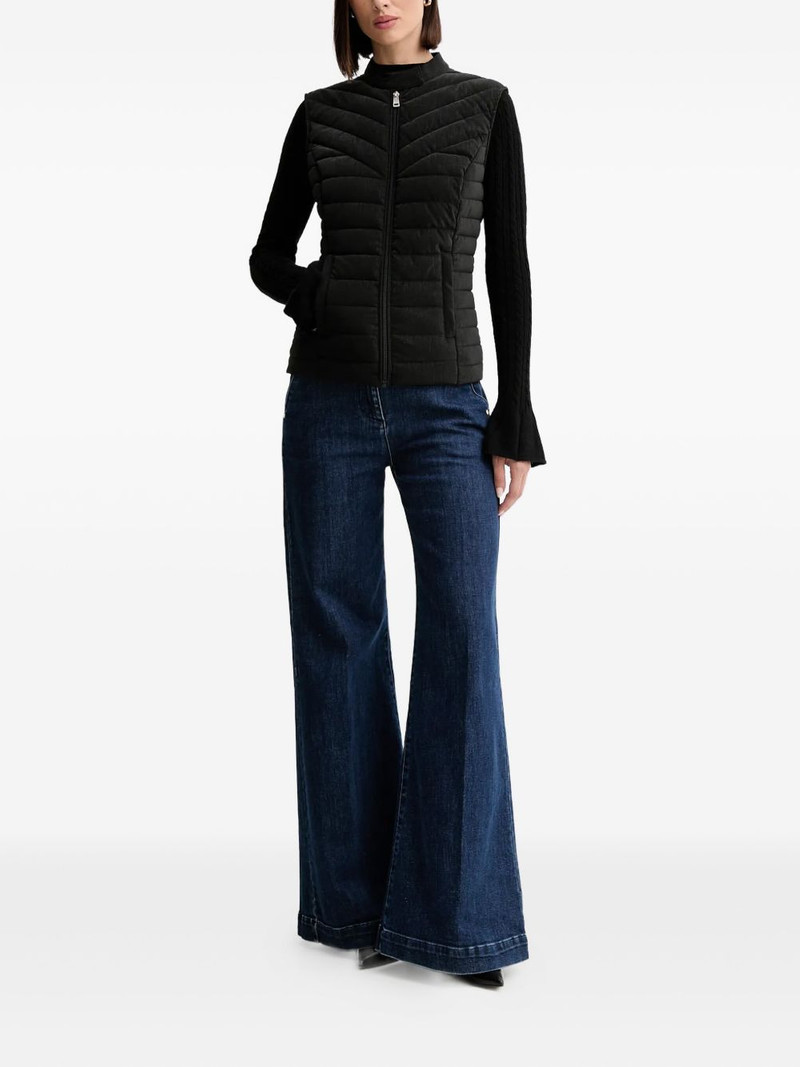 GUESS USA quilted zip gilet outlook