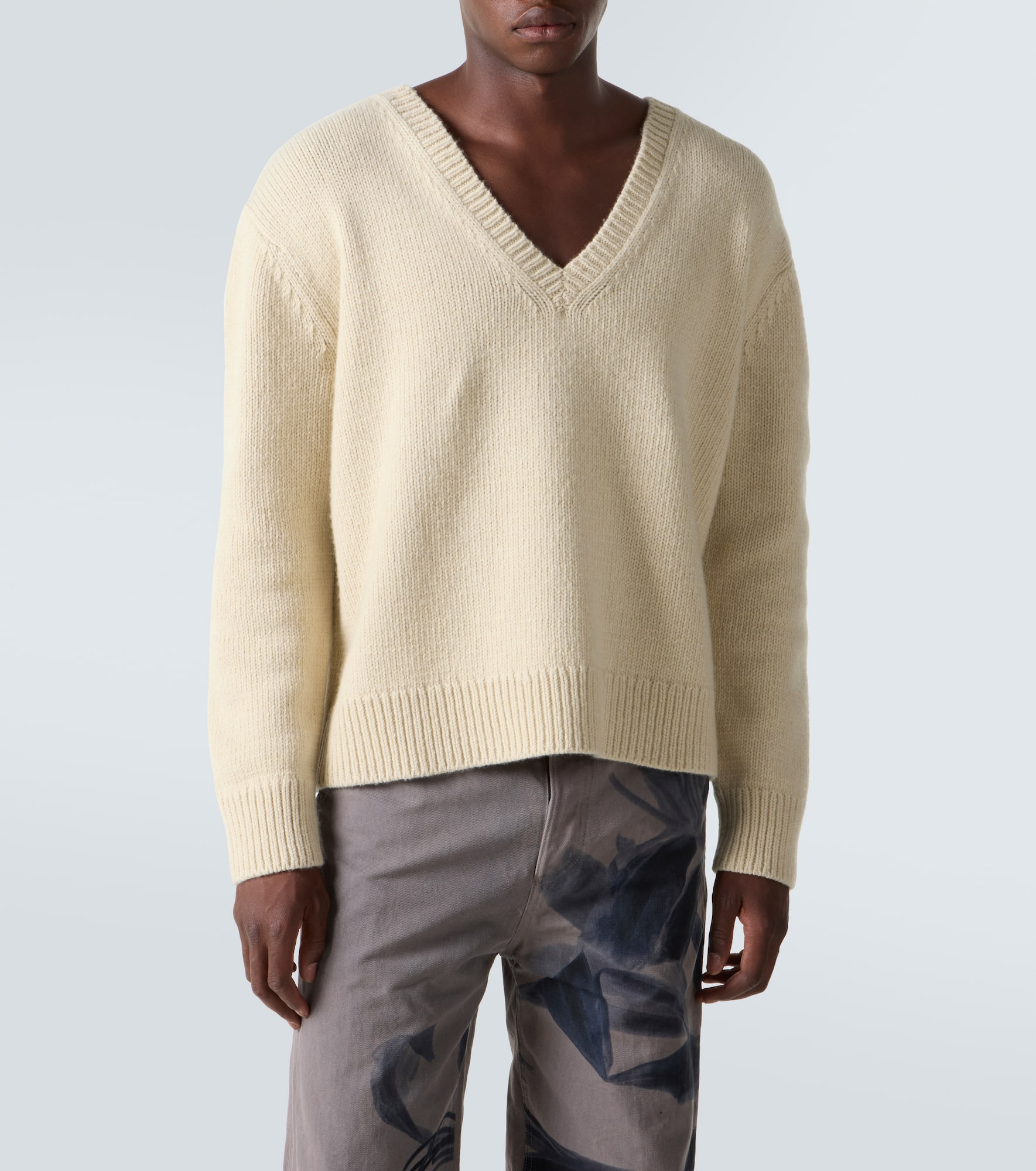 Wool and cashmere sweater - 3