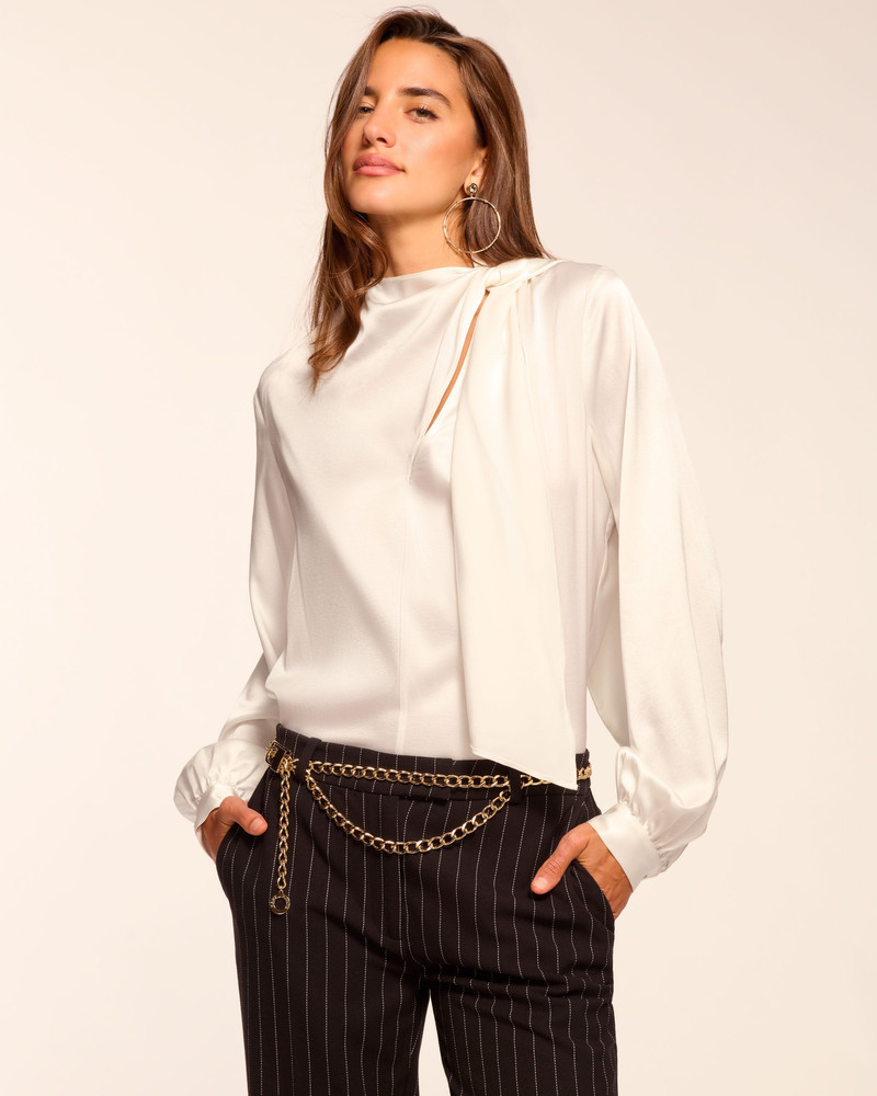 Harry Silk Long Sleeve Blouse 1