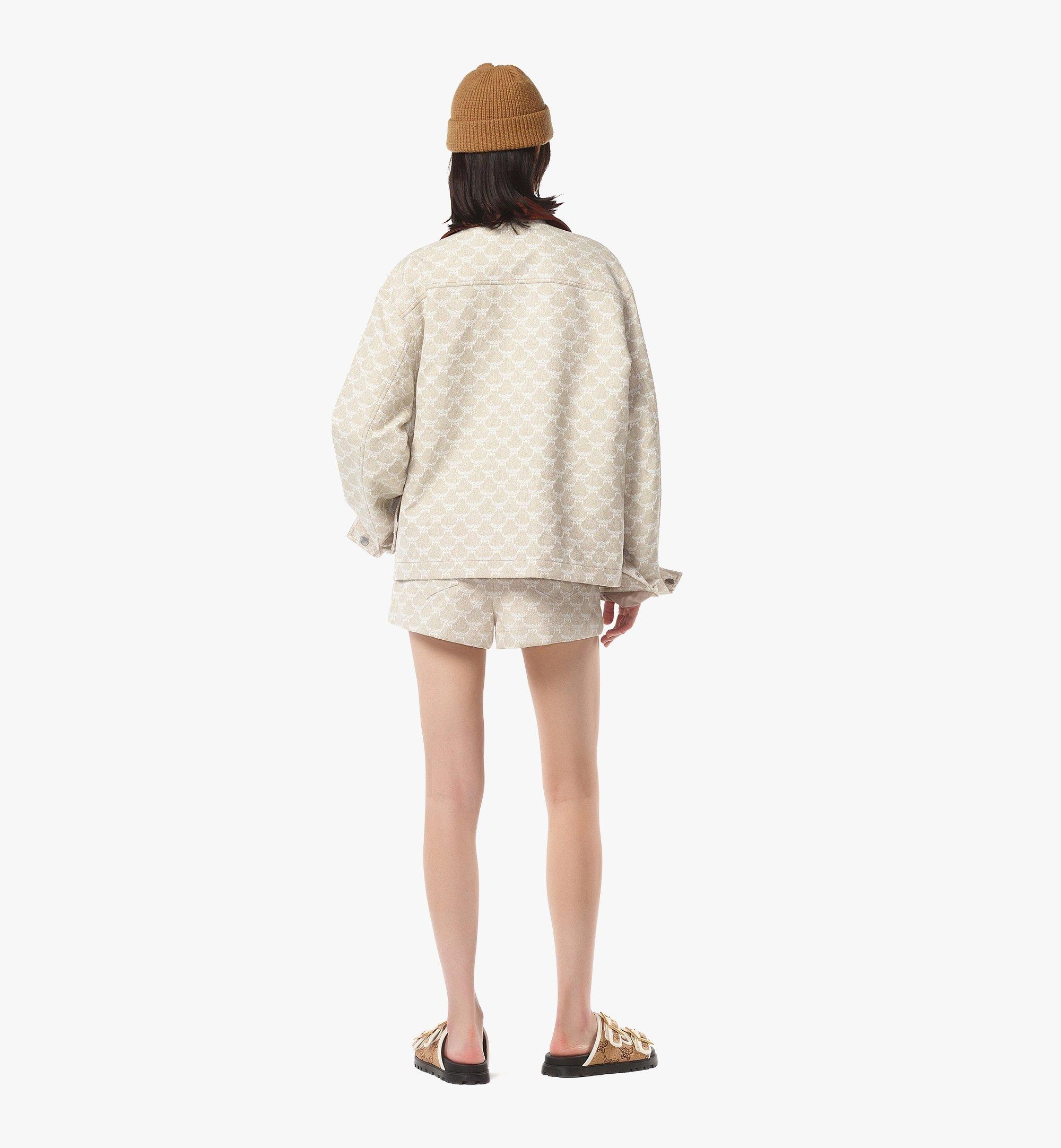 Lauretos Denim Jacquard Shorts - 5